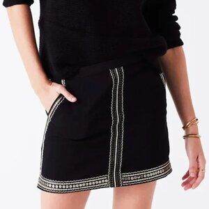 madewell sequin embellished mini skirt